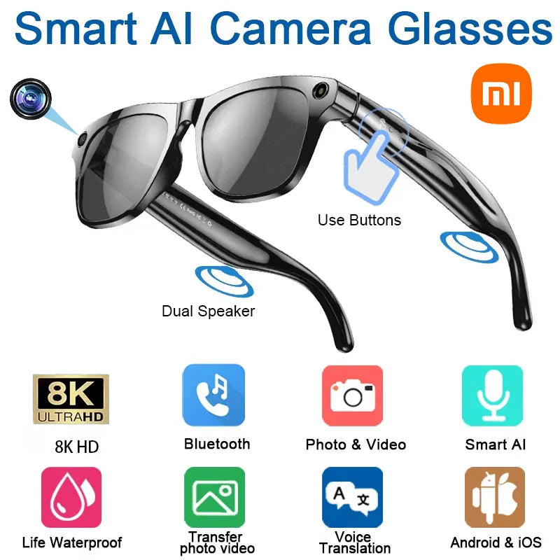 Xiaomi AI Smart Glasses - 8K HD