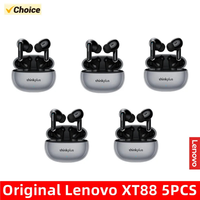 Lenovo XT88 Wireless Earbuds - Bluetooth 5.3 HiFi Touch Control Headphones