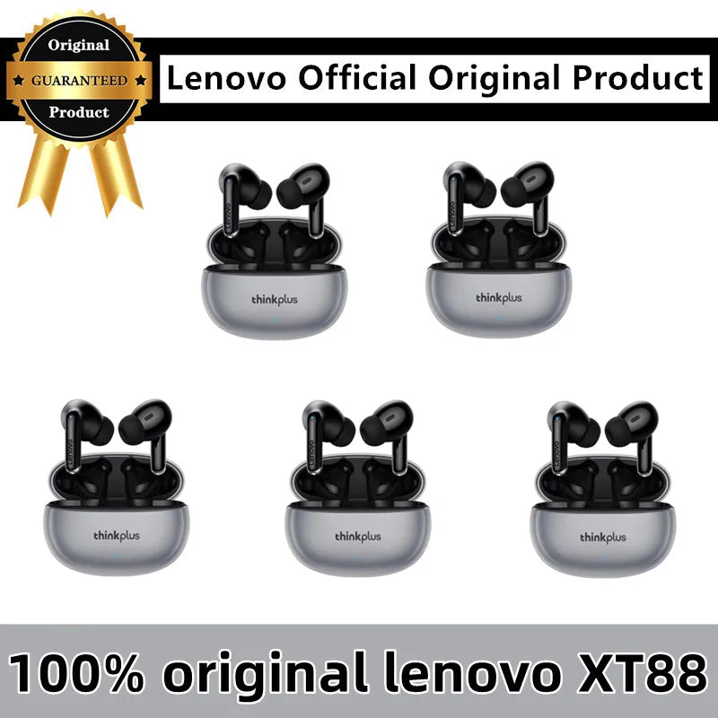 Lenovo XT88 Wireless Earbuds - Bluetooth 5.3 HiFi Touch Control Headphones