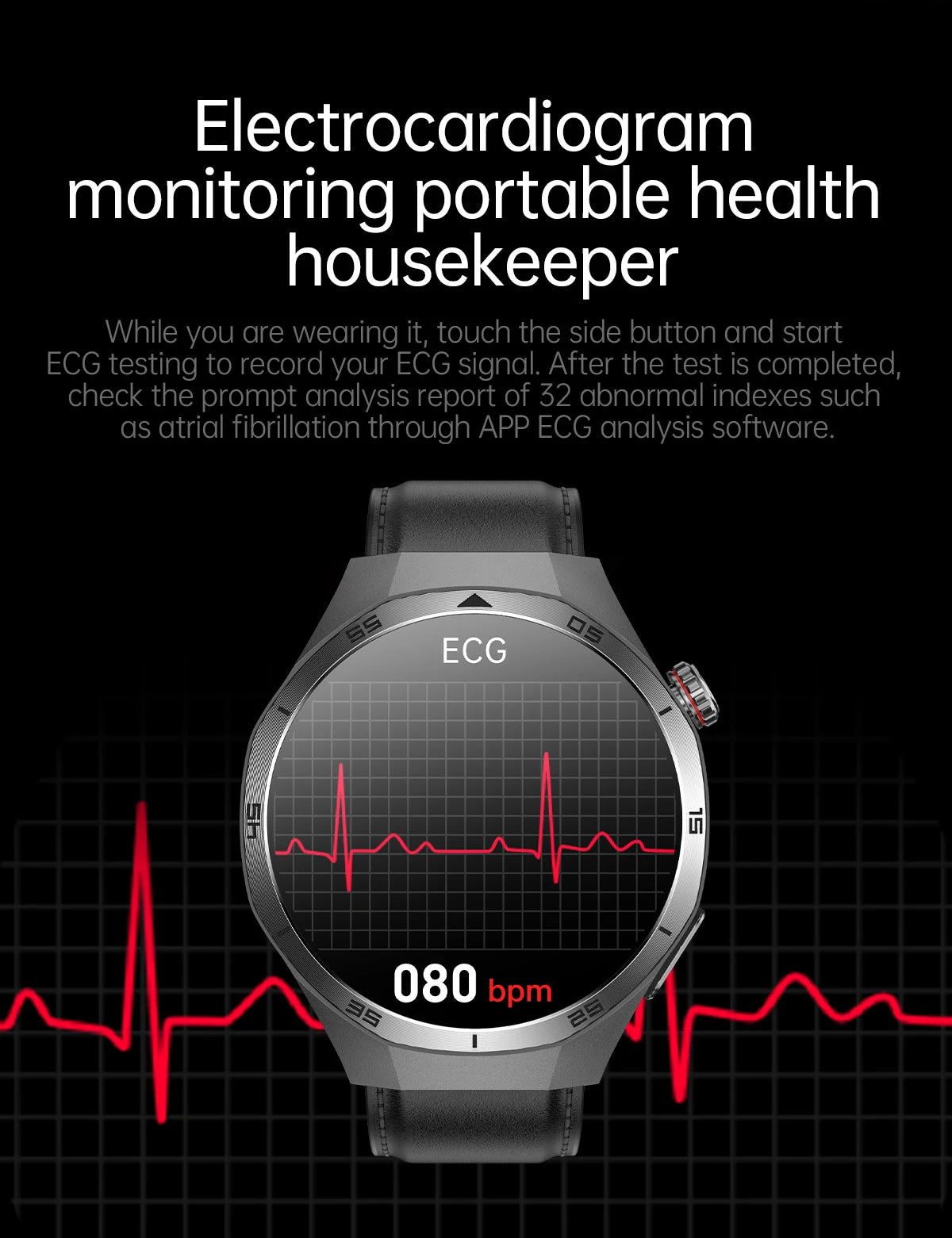 HUAWEI Smart Health Watch 2025 - ECG+PPG Blood Pressure Monitor with NFC & HD Calling