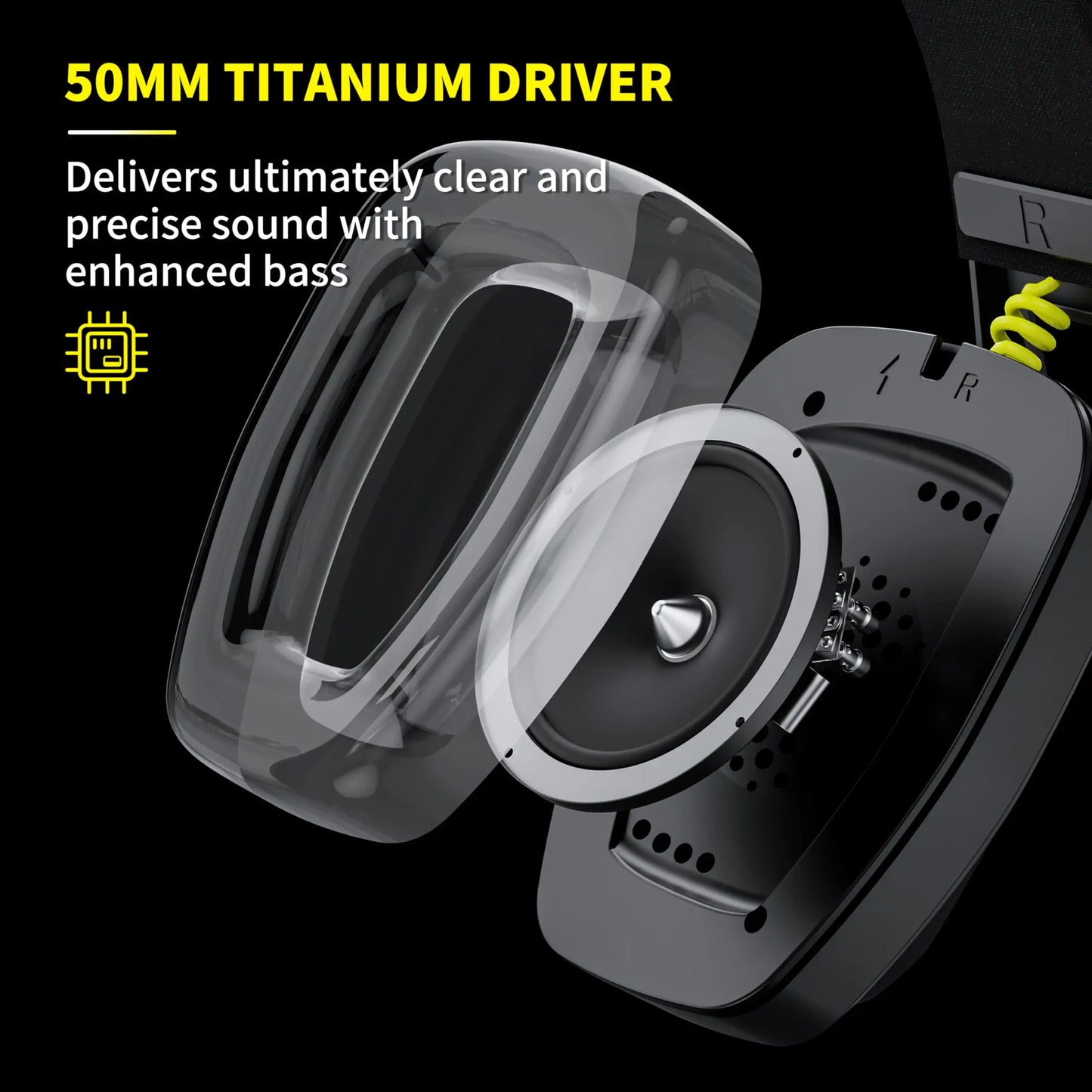 BINNUNE BW06 Wireless Gaming Headset - 2.4GHz & Bluetooth for PS5/PS4/PC